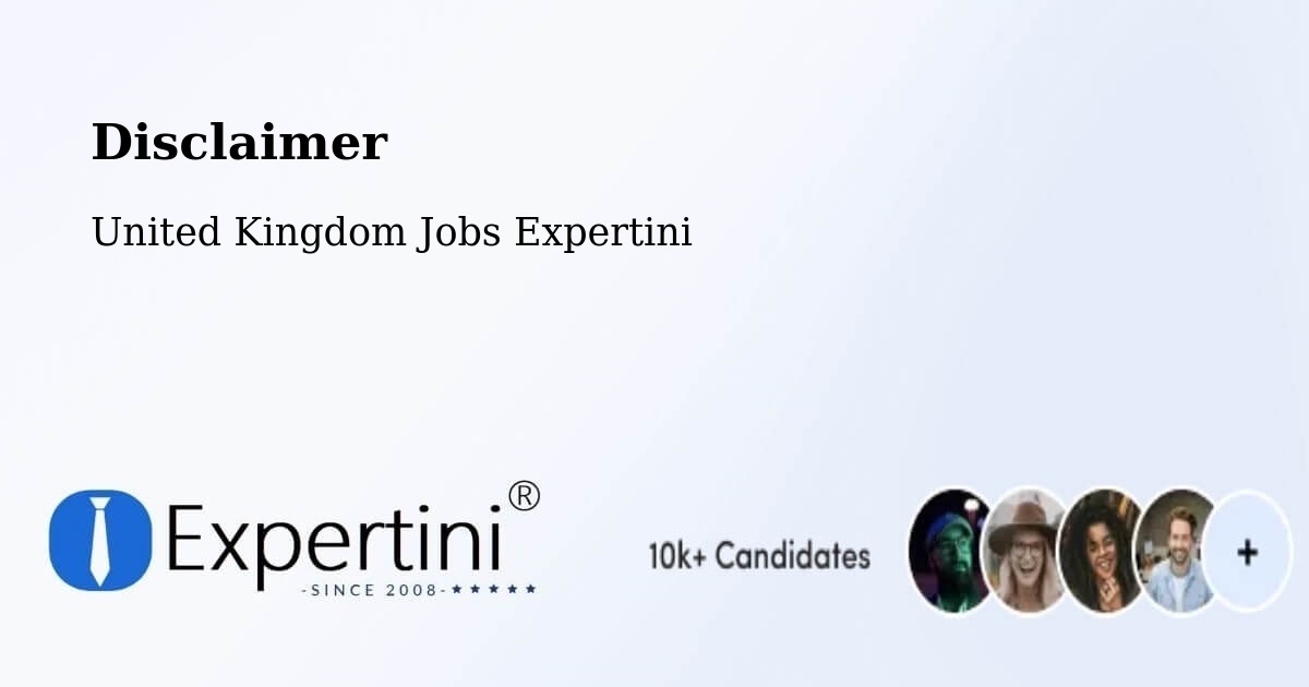Disclaimer – Caerphilly - United Kingdom Jobs Expertini